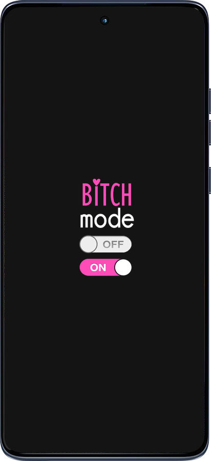 Силиконовый чехол Bitch mode для Motorola Edge 60 Fusion 5G - 4548u-4021 изображение 