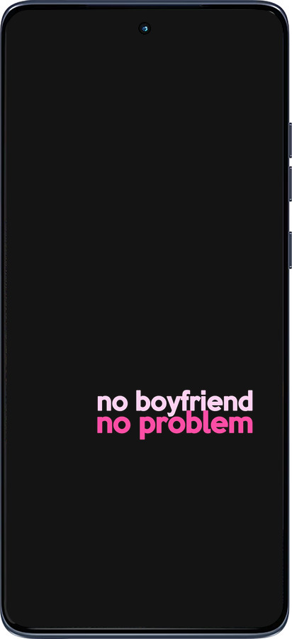 Силіконовий чехол no boyfriend no problem для Motorola Edge 60 Fusion 5G - 4549u-4021 изображение 