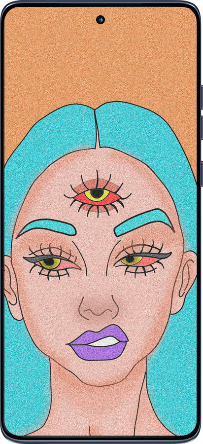 Силіконовий чехол Дівчина малюнок для Motorola Edge 60 Fusion 5G - 4576u-4021 изображение 