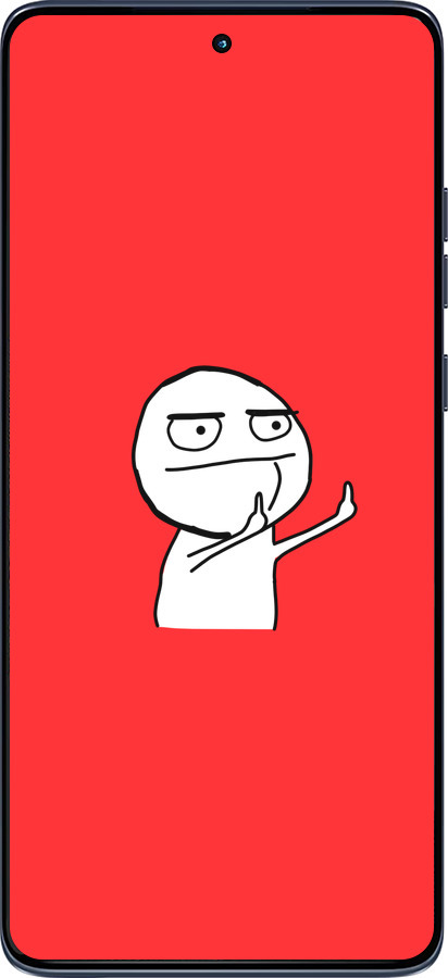 Силіконовий чехол Мем для Motorola Edge 60 Fusion 5G - 4578u-4021 изображение 