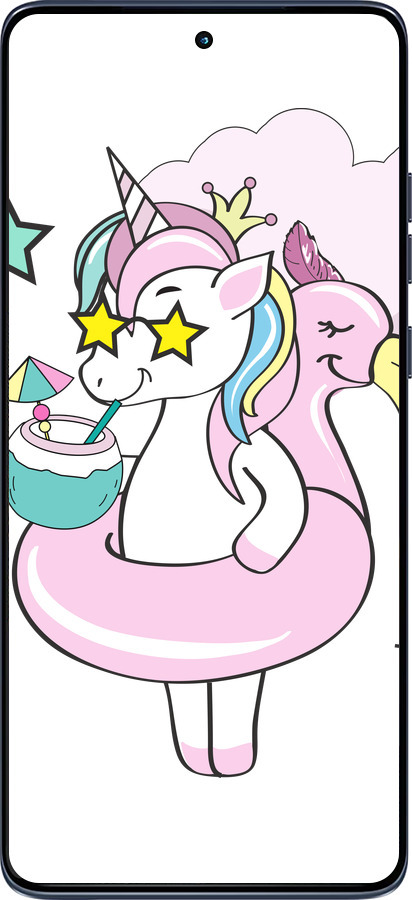 Силиконовый чехол Crown Unicorn для Motorola Edge 60 Fusion 5G - 4660u-4021 изображение 