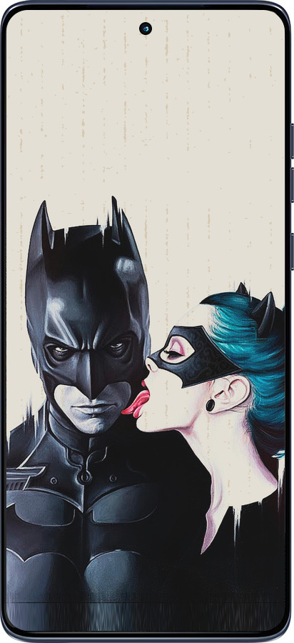 Силиконовый чехол Бэтмен для Motorola Edge 60 Fusion 5G - 4678u-4021 изображение 