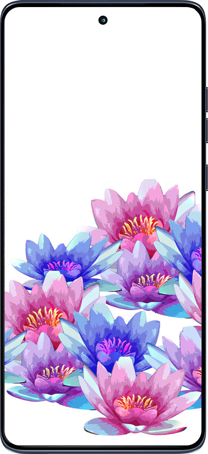 Силиконовый чехол Лотос для Motorola Edge 60 Fusion 5G - 4862u-4021 изображение 