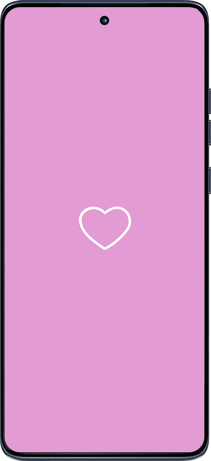 Силиконовый чехол Сердце 2 для Motorola Edge 60 Fusion 5G - 4863u-4021 изображение 