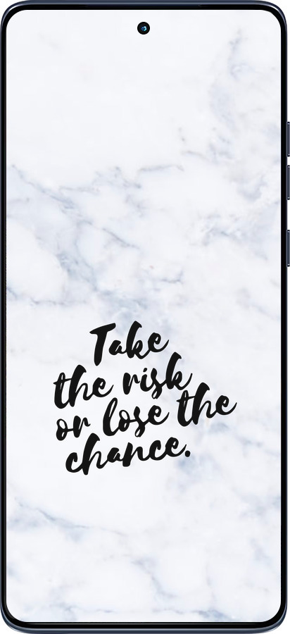 Силиконовый чехол Рискнуть или потерять шанс для Motorola Edge 60 Fusion 5G - 4866u-4021 изображение 