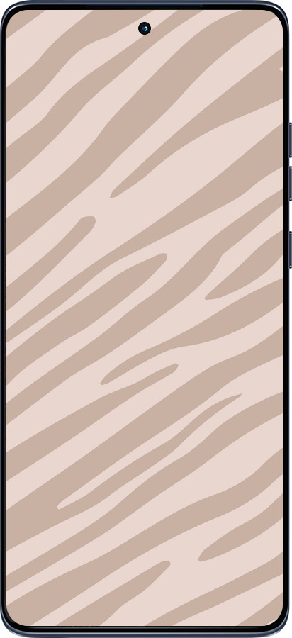 Силиконовый чехол Зебра беж для Motorola Edge 60 Fusion 5G - 4875u-4021 изображение 