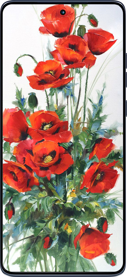 Силиконовый чехол Маки для Motorola Edge 60 Fusion 5G - 523u-4021 изображение 