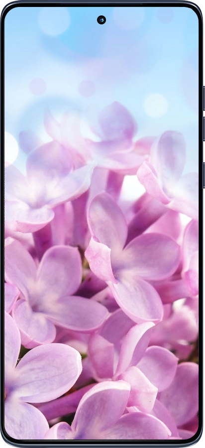 Силиконовый чехол Сирень для Motorola Edge 60 Fusion 5G - 527u-4021 изображение 