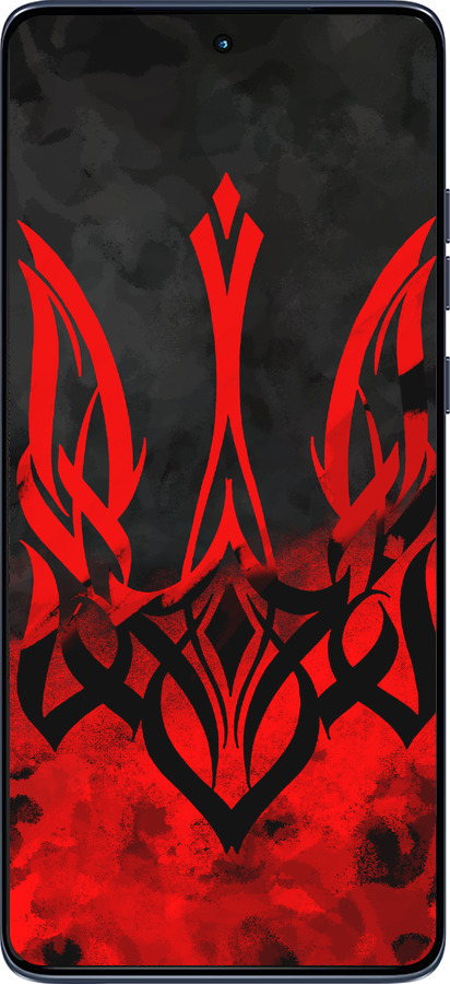 Силиконовый чехол Герб Украины v2 для Motorola Edge 60 Fusion 5G - 5312u-4021 изображение 