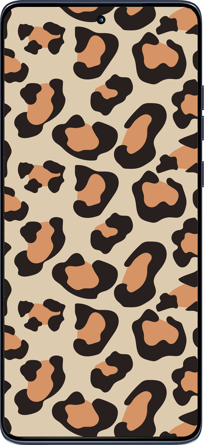 Силіконовий чехол Плями леопарду v2 для Motorola Edge 60 Fusion 5G - 5496u-4021 изображение 