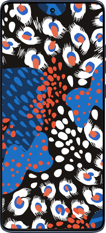 Силиконовый чехол Абстрактный фон v2 для Motorola Edge 60 Fusion 5G - 5503u-4021 изображение 