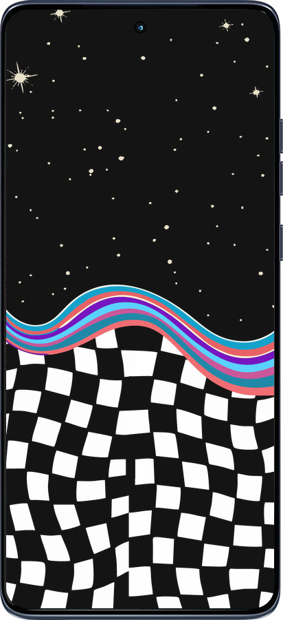 Силиконовый чехол Абстрактный космос для Motorola Edge 60 Fusion 5G - 5512u-4021 изображение 