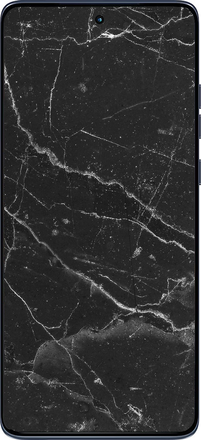 Силиконовый чехол Черный мрамор v2 для Motorola Edge 60 Fusion 5G - 5568u-4021 изображение 