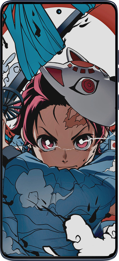 Силиконовый чехол Танджиро Камадо для Motorola Edge 60 Fusion 5G - 5574u-4021 изображение 