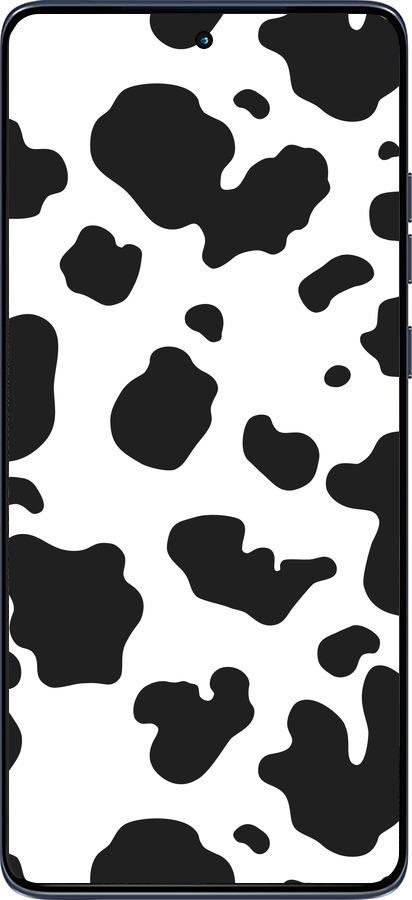 Силиконовый чехол Шкура коровы для Motorola Edge 60 Fusion 5G - 5576u-4021 изображение 
