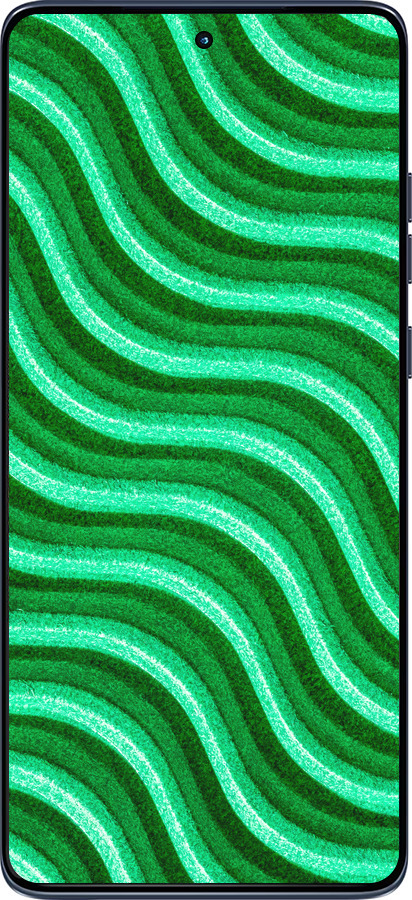 Силиконовый чехол Волнистые линии для Motorola Edge 60 Fusion 5G - 5578u-4021 изображение 