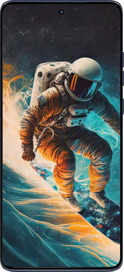 Силіконовий чехол Сноубордист для Motorola Edge 60 Fusion 5G - 5604u-4021 изображение 