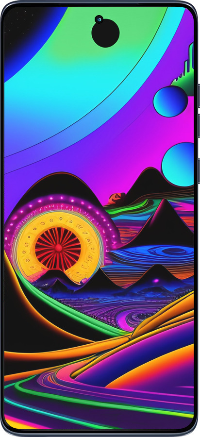 Силиконовый чехол Абстракция v3 для Motorola Edge 60 Fusion 5G - 5620u-4021 изображение 