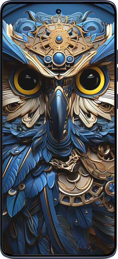 Силиконовый чехол Сова v2 для Motorola Edge 60 Fusion 5G - 5649u-4021 изображение 