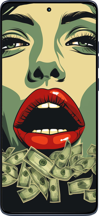 Силиконовый чехол Big money 2 для Motorola Edge 60 Fusion 5G - 5668u-4021 изображение 