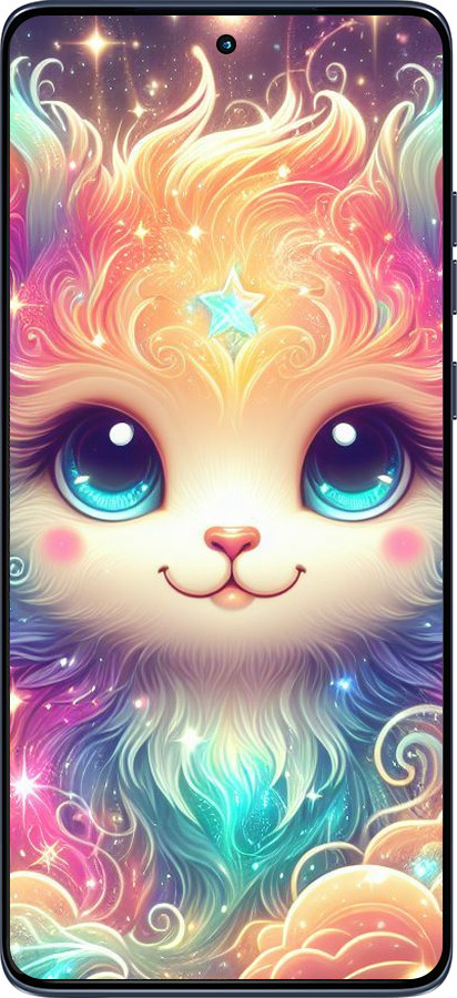 Силіконовий чехол Казкове кошеня для Motorola Edge 60 Fusion 5G - 5813u-4021 изображение 