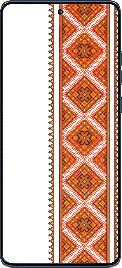 Силиконовый чехол Вышиванка 25 для Motorola Edge 60 Fusion 5G - 593u-4021 изображение 