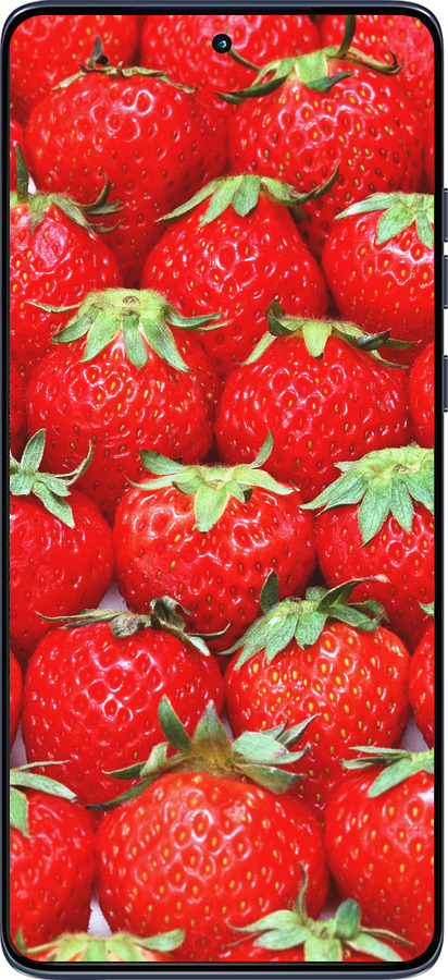 Силіконовий чехол Полуниця для Motorola Edge 60 Fusion 5G - 6020u-4021 изображение 