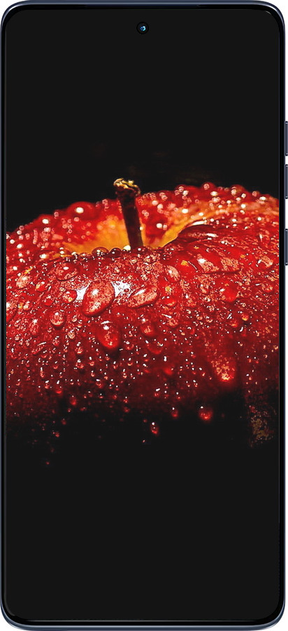 Силиконовый чехол Яблоко для Motorola Edge 60 Fusion 5G - 6022u-4021 изображение 