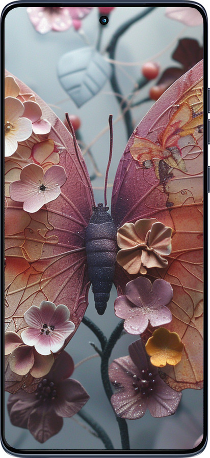 Силіконовий чехол Fairy Butterfly для Motorola Edge 60 Fusion 5G - 6048u-4021 изображение 