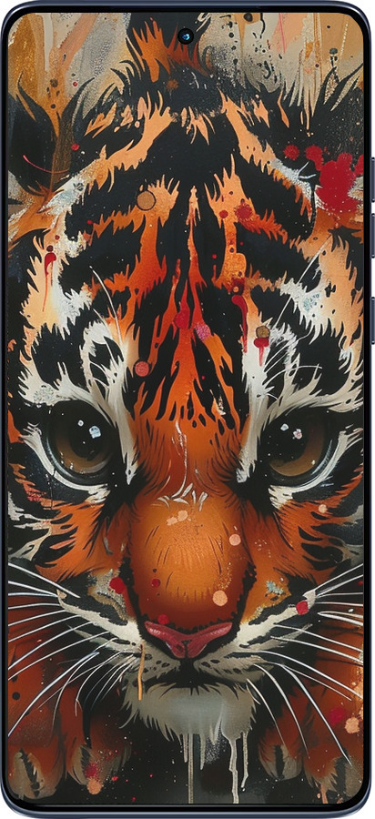 Силиконовый чехол Mini tiger для Motorola Edge 60 Fusion 5G - 6052u-4021 изображение 