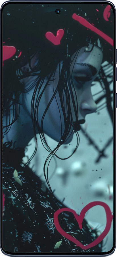 Силиконовый чехол XO Love v2 для Motorola Edge 60 Fusion 5G - 6057u-4021 изображение 