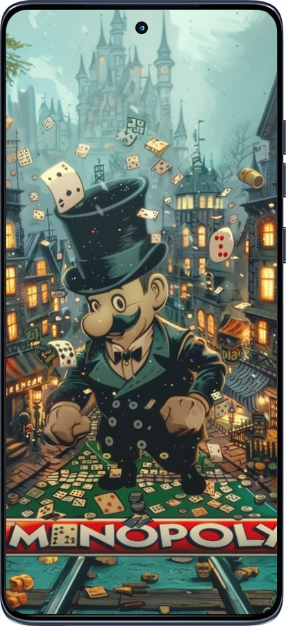 Силіконовий чехол Казковий Monopoly для Motorola Edge 60 Fusion 5G - 6086u-4021 изображение 