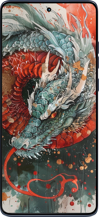 Силиконовый чехол Стихия огня для Motorola Edge 60 Fusion 5G - 6101u-4021 изображение 