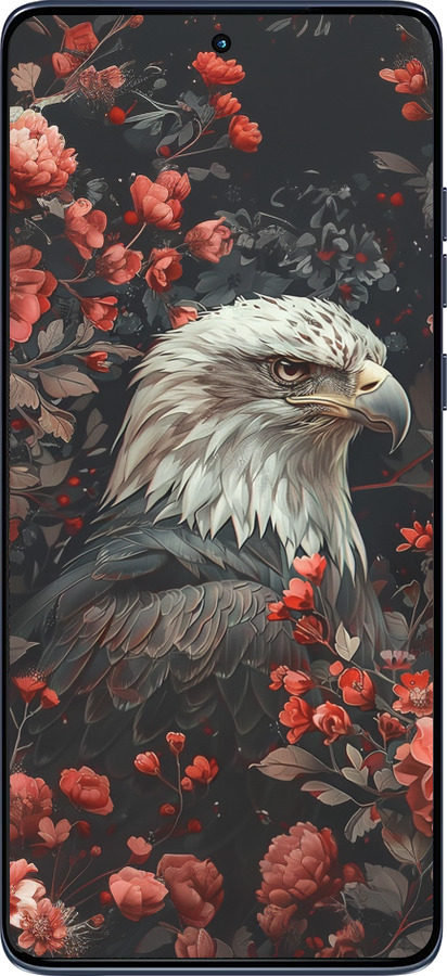 Силиконовый чехол Цветочный страж для Motorola Edge 60 Fusion 5G - 6102u-4021 изображение 