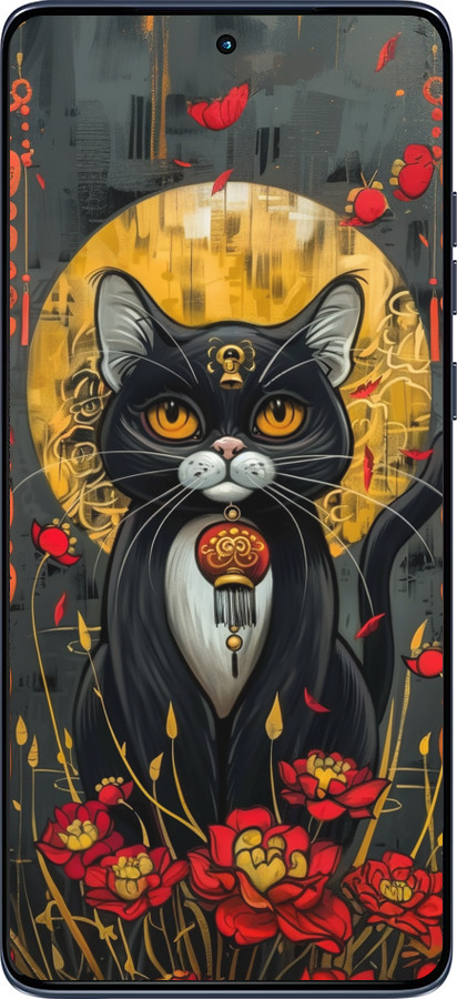 Силіконовий чехол China Cat для Motorola Edge 60 Fusion 5G - 6134u-4021 изображение 