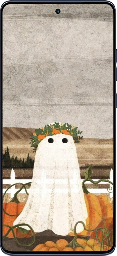 Силиконовый чехол Призрак для Motorola Edge 60 Fusion 5G - 6245u-4021 изображение 