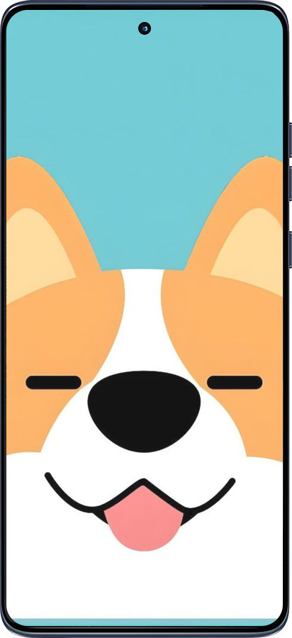 Силиконовый чехол Корги для Motorola Edge 60 Fusion 5G - 6280u-4021 изображение 