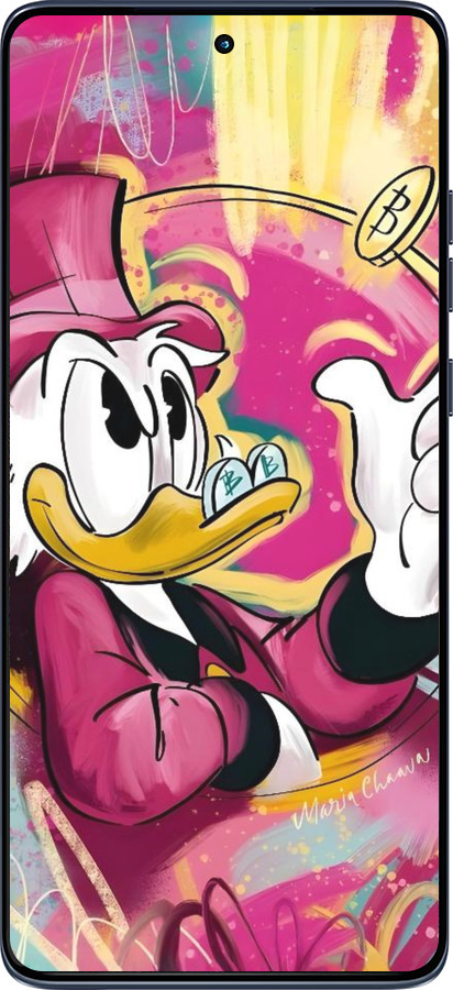 Силиконовый чехол Скрудж для Motorola Edge 60 Fusion 5G - 6283u-4021 изображение 