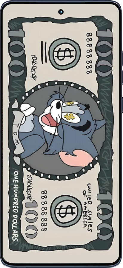 Силіконовий чехол Том и джерри для Motorola Edge 60 Fusion 5G - 6291u-4021 изображение 