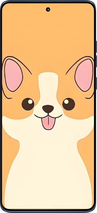 Силиконовый чехол Милый пес для Motorola Edge 60 Fusion 5G - 6296u-4021 изображение 