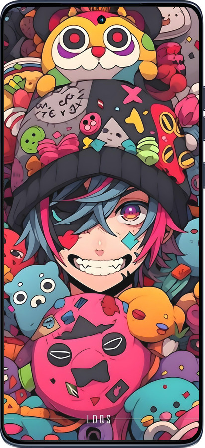 Силиконовый чехол Аниме парень для Motorola Edge 60 Fusion 5G - 6317u-4021 изображение 