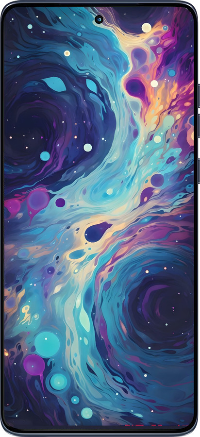 Силиконовый чехол Арт акварель для Motorola Edge 60 Fusion 5G - 6329u-4021 изображение 