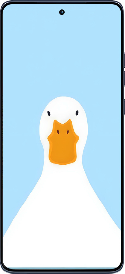 Силиконовый чехол Гусь для Motorola Edge 60 Fusion 5G - 6350u-4021 изображение 