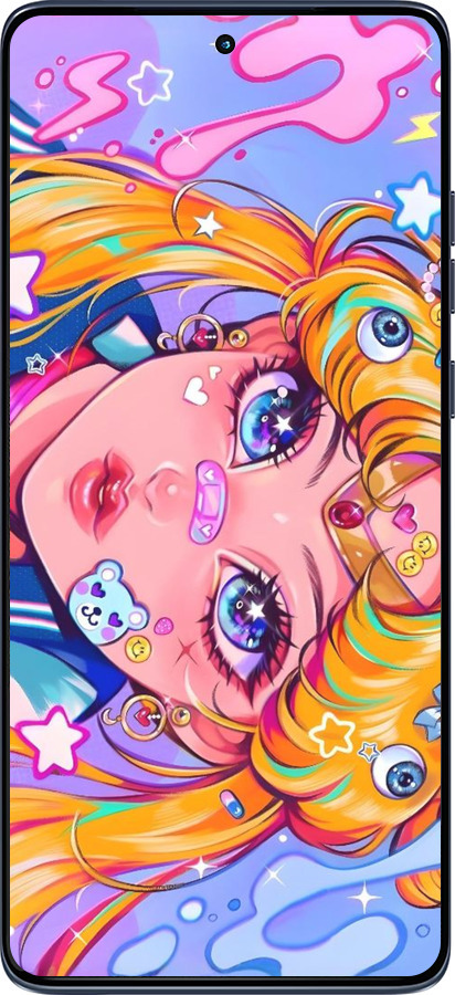 Силиконовый чехол Сейлор Мун 4 для Motorola Edge 60 Fusion 5G - 6353u-4021 изображение 