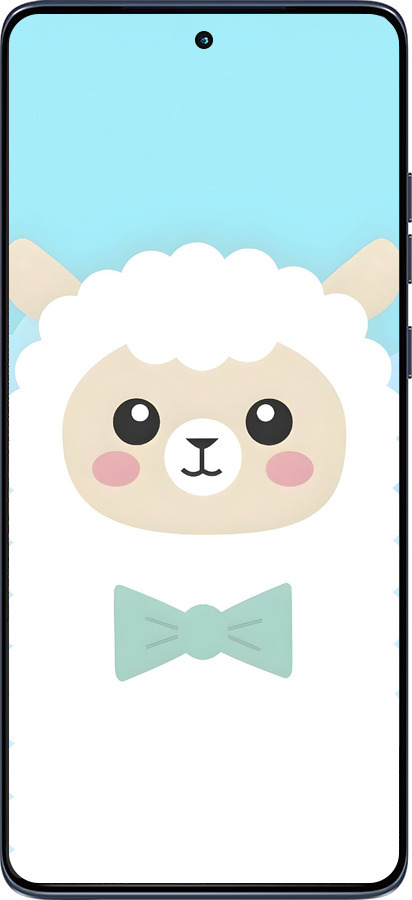 Силіконовий чехол Милий баранчик для Motorola Edge 60 Fusion 5G - 6355u-4021 изображение 