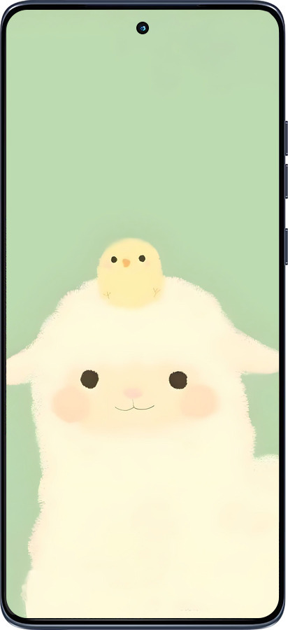 Силиконовый чехол Барашек и ципленок для Motorola Edge 60 Fusion 5G - 6369u-4021 изображение 