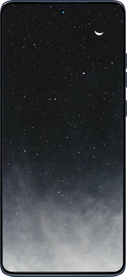 Силиконовый чехол Сині хмари, Синій місяць для Motorola Edge 60 Fusion 5G - 6396u-4021 изображение 