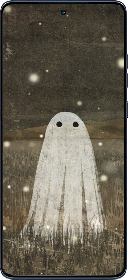 Силіконовий чехол Привид та світлячки для Motorola Edge 60 Fusion 5G - 6406u-4021 изображение 