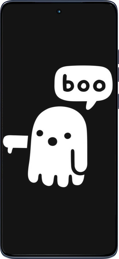 Силиконовый чехол Призрак Неодобрения для Motorola Edge 60 Fusion 5G - 6431u-4021 изображение 