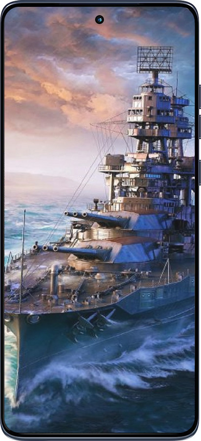 Силиконовый чехол Военный корабль, world of tanks, wargaming для Motorola Edge 60 Fusion 5G - 6461u-4021 изображение 